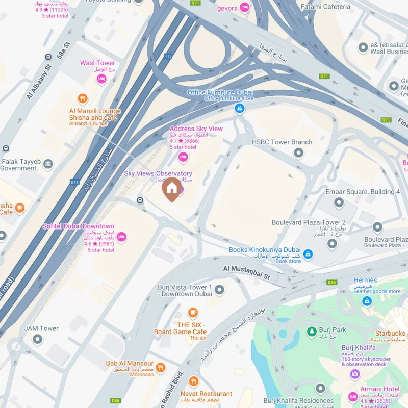 Emaar Address Sky View Connectivity Image
