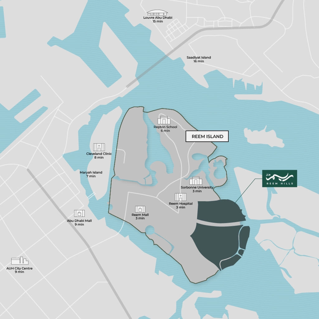 Reem Hills Villas Connectivity Image