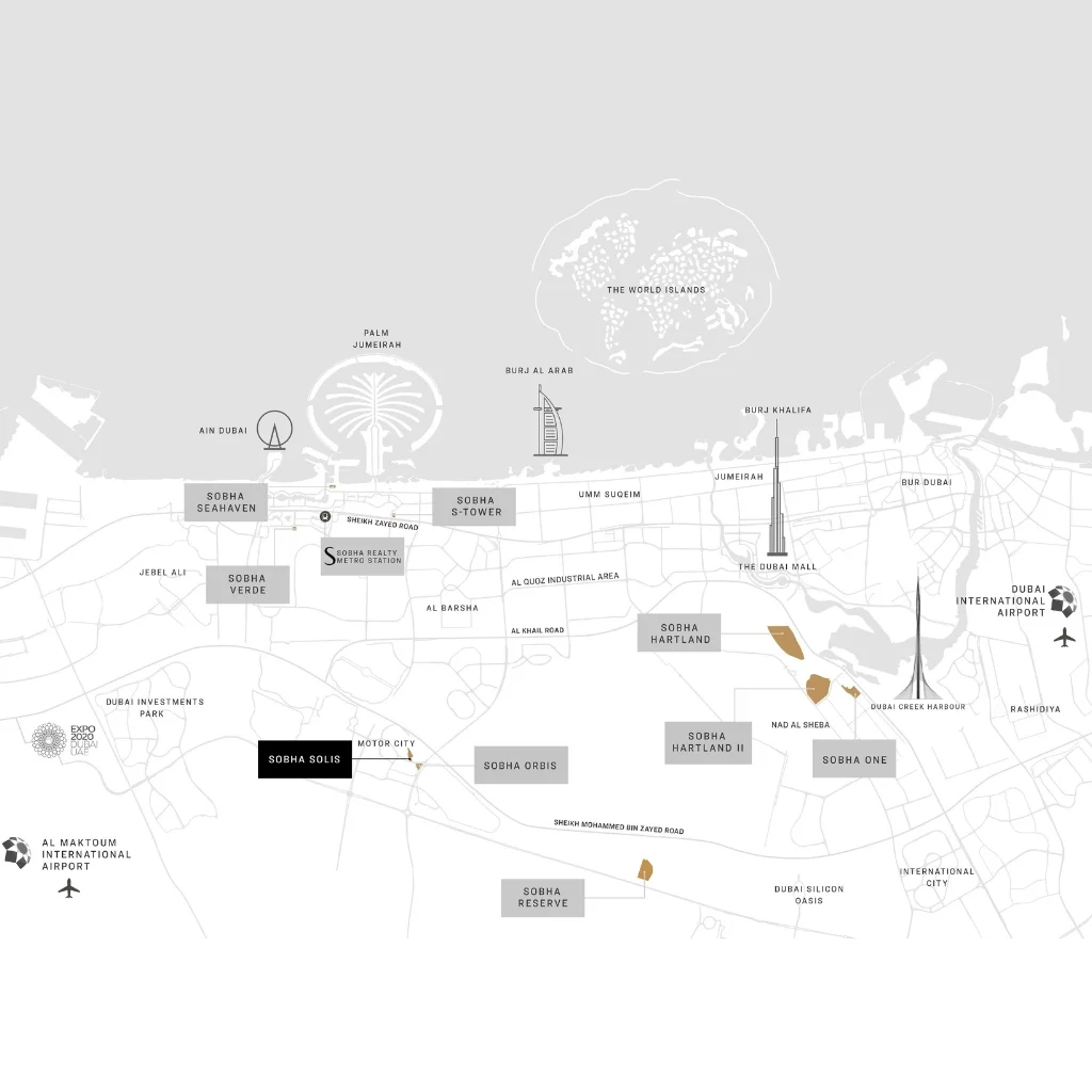 Sobha Solis Connectivity Image