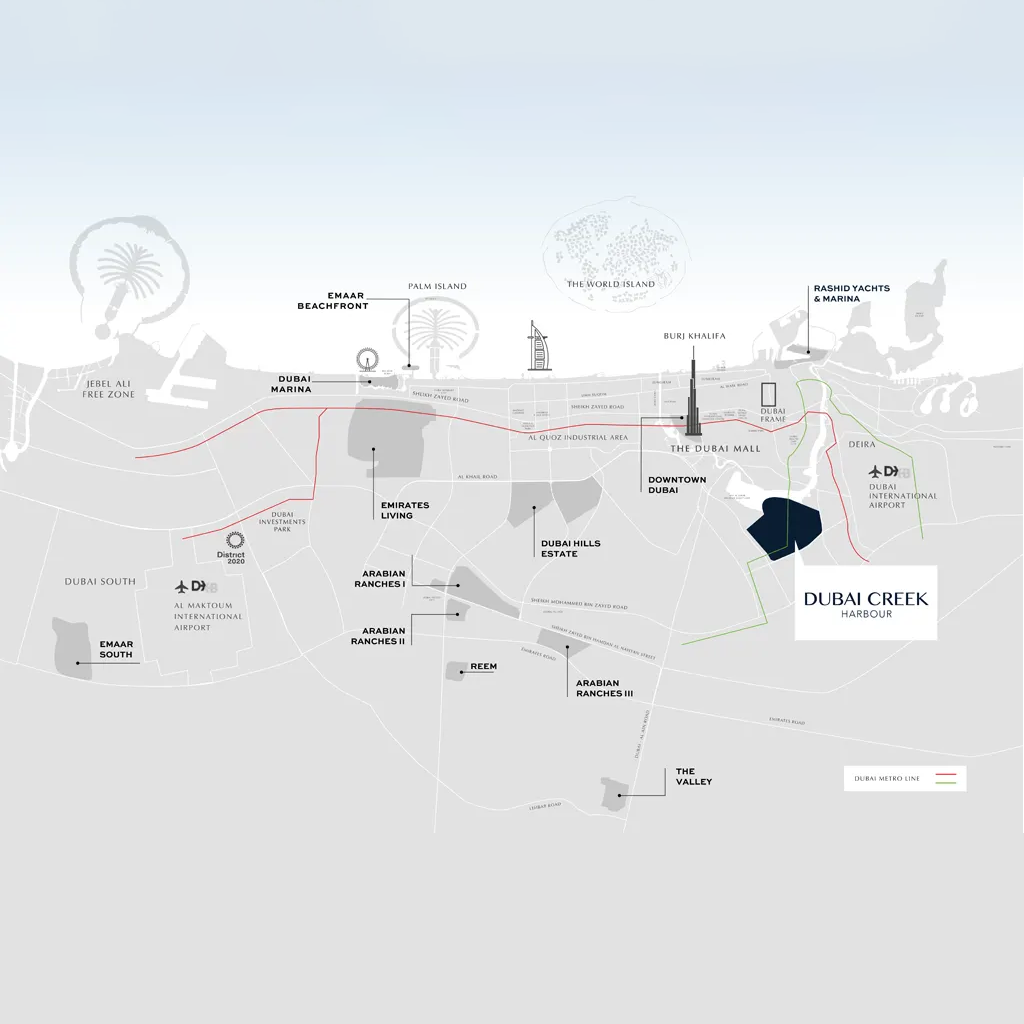 Emaar Creek Crescent connectivity image