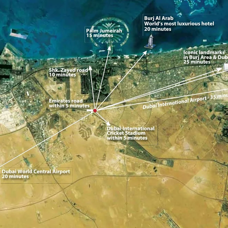 DAMAC Green Park location image