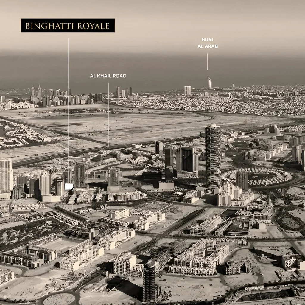 Binghatti Royale Location Image