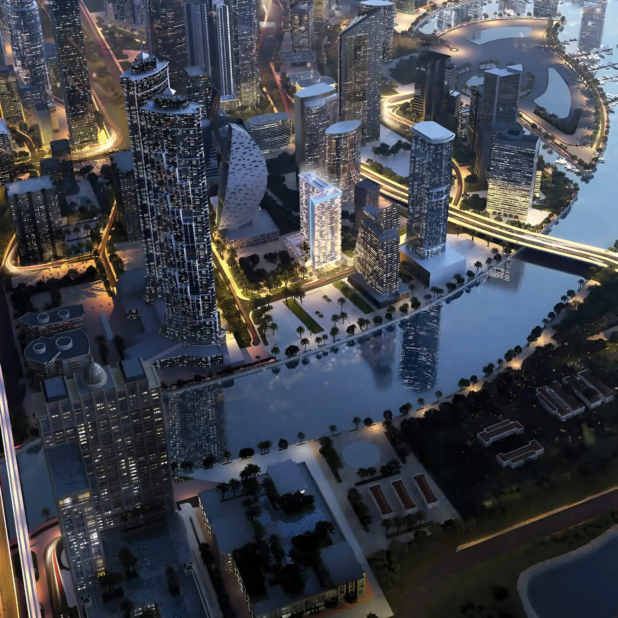 DAMAC Chic Tower Location Image