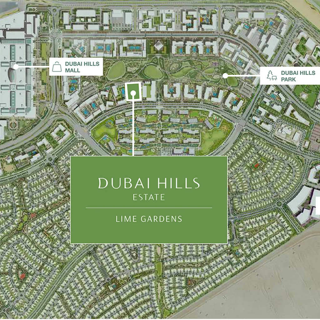 Emaar Lime Gardens location image