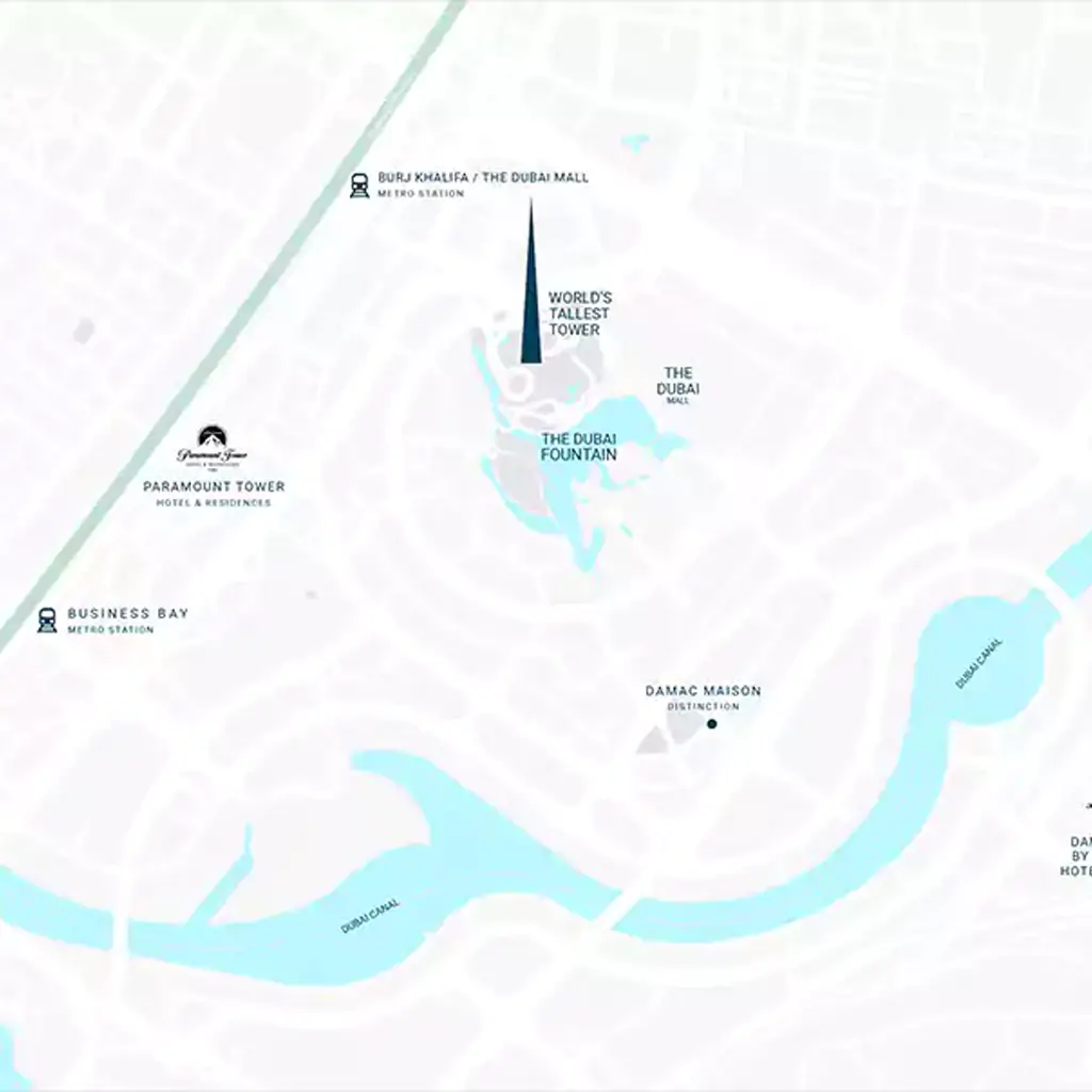 DAMAC Safa 2 Location Image