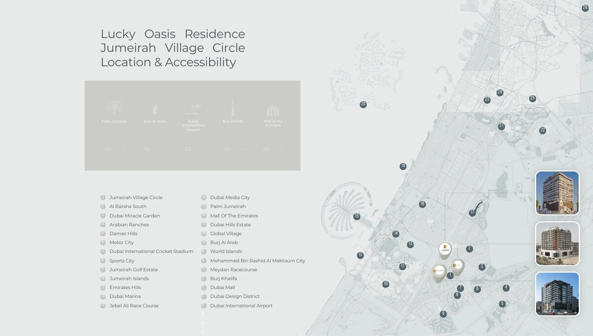 Lucky Oasis Residence Connectivity Image